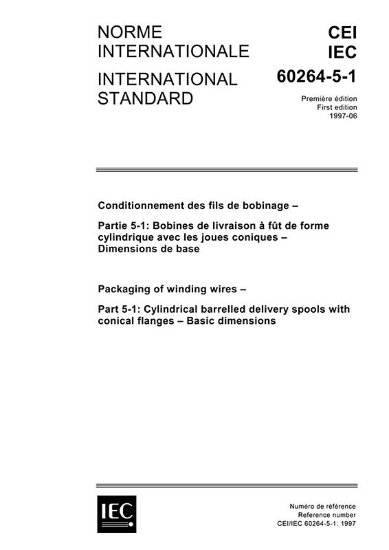 Cover IEC 60264-5-1:1997
